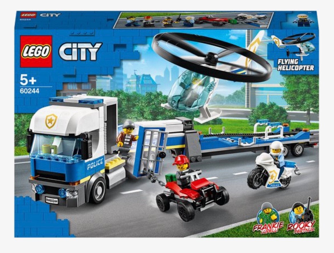LEGO City Police Helicopter Transport nr 60244, Kinderen en Baby's, Ophalen, Lego, Compleet, City