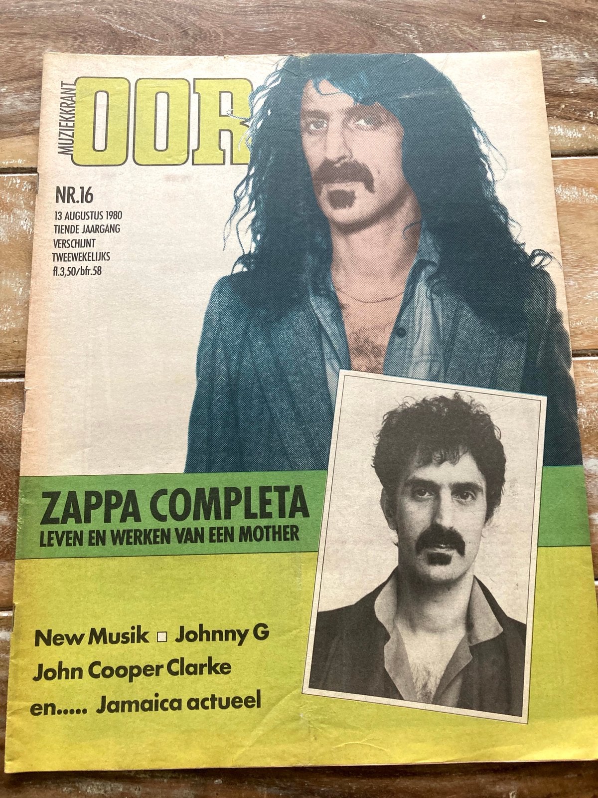 Muziekkrant OOR 1980 FRANK ZAPPA Russ Ballard JAMAICA REGGAE, Boeken, Ophalen of Verzenden, Zo goed als nieuw, Muziek, Film of Tv