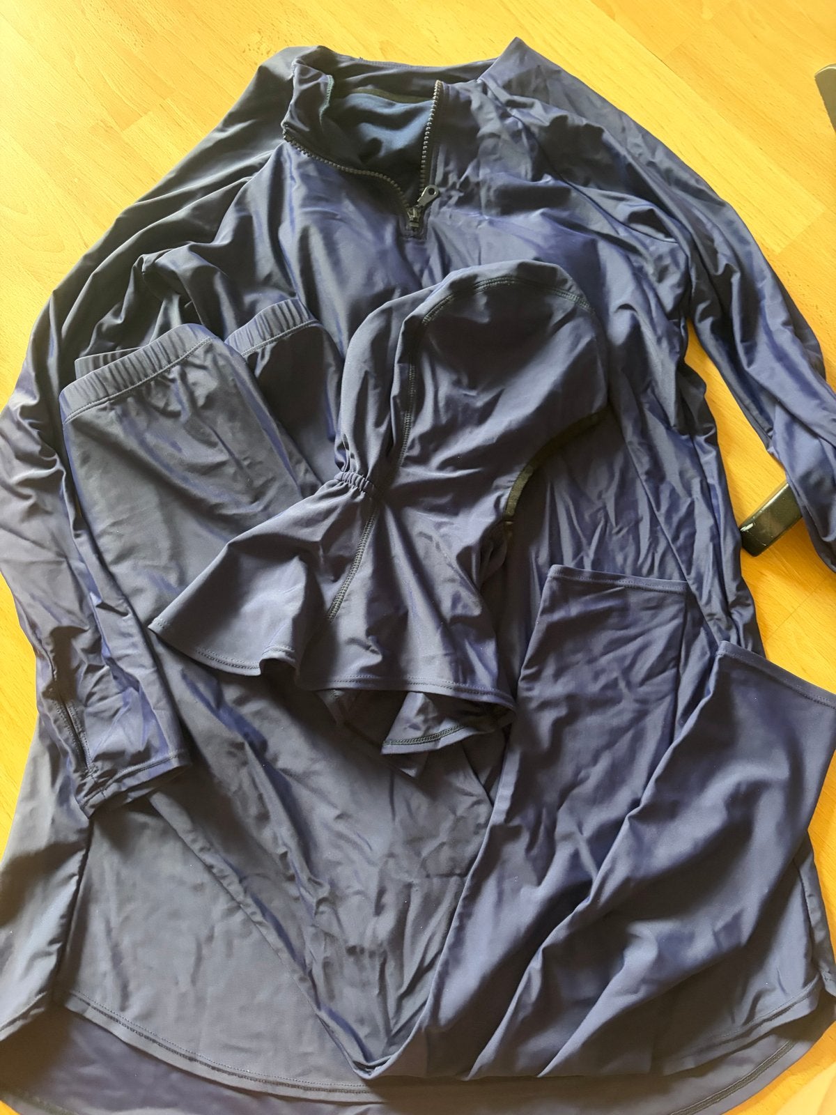 Boerkini marineblauw maat M/l, Ophalen of Verzenden, Zo goed als nieuw, Blauw, Overige typen