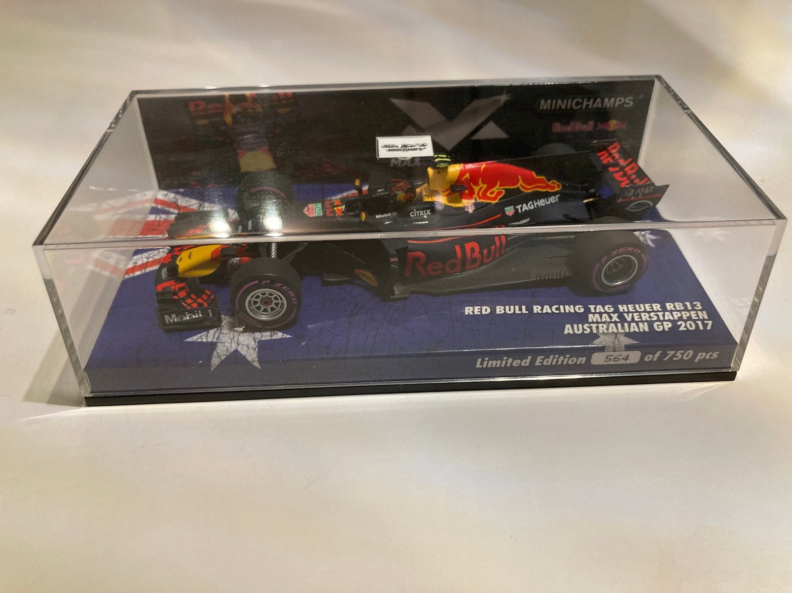 Max Verstappen rb13 australian gp 2017 limited edition, Ophalen of Verzenden, Nieuw, Formule 1