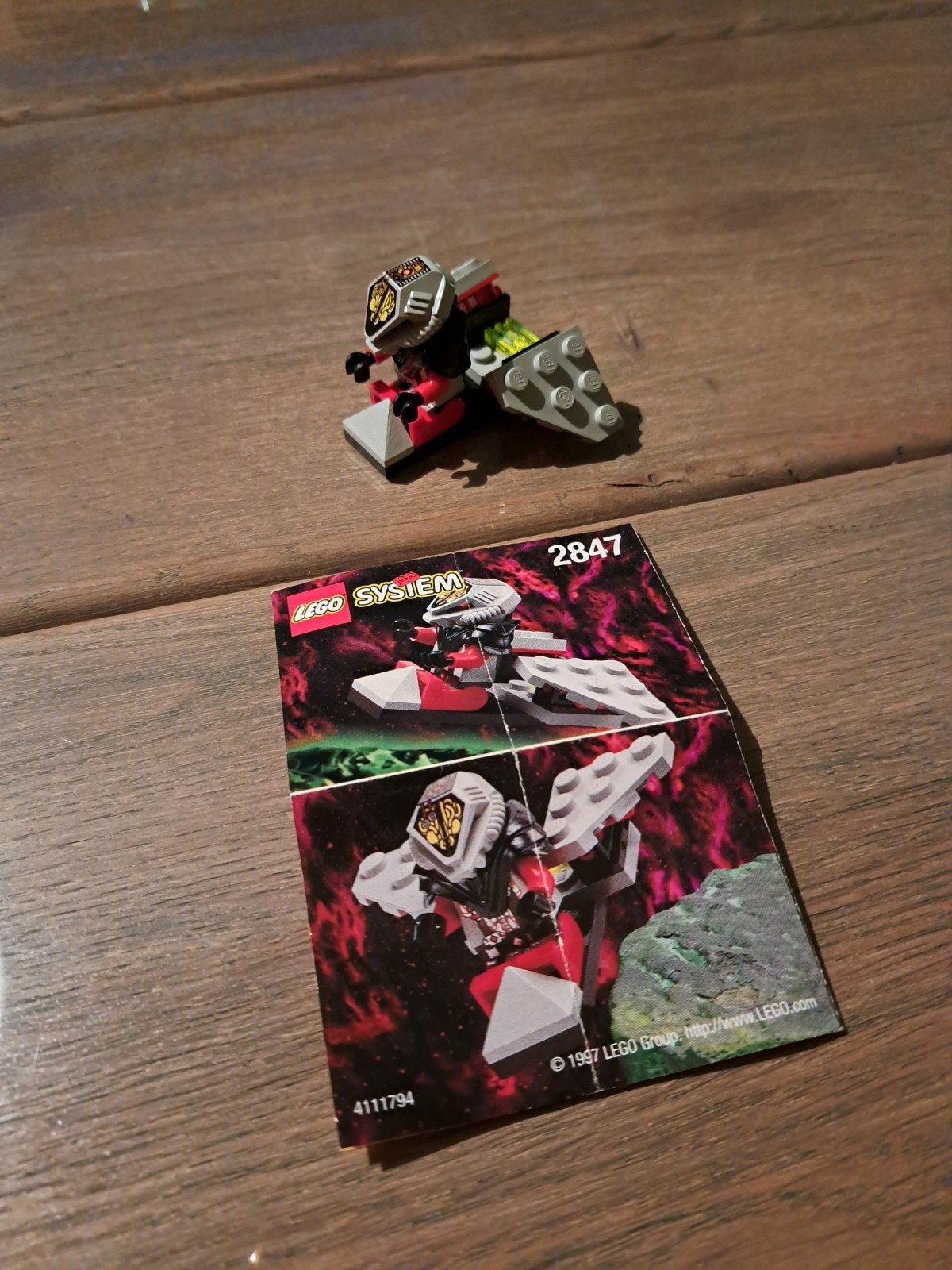 Lego System 2847 - Vliegende Schotel met Instructies, Ophalen, Gebruikt, Overige merken