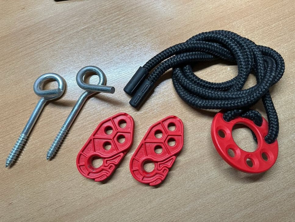 Ophangset IKEA EKORRE hangstoel met zware beugels, Ophalen of Verzenden, Gebruikt