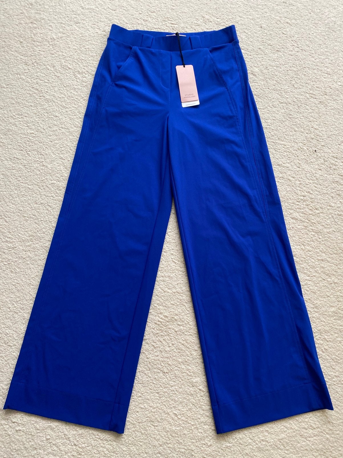 Nieuwe prachtige kleur Studio Anneloes stretch broek maat S, Blauw, Nieuw, Ophalen of Verzenden, Maat 36 (S)