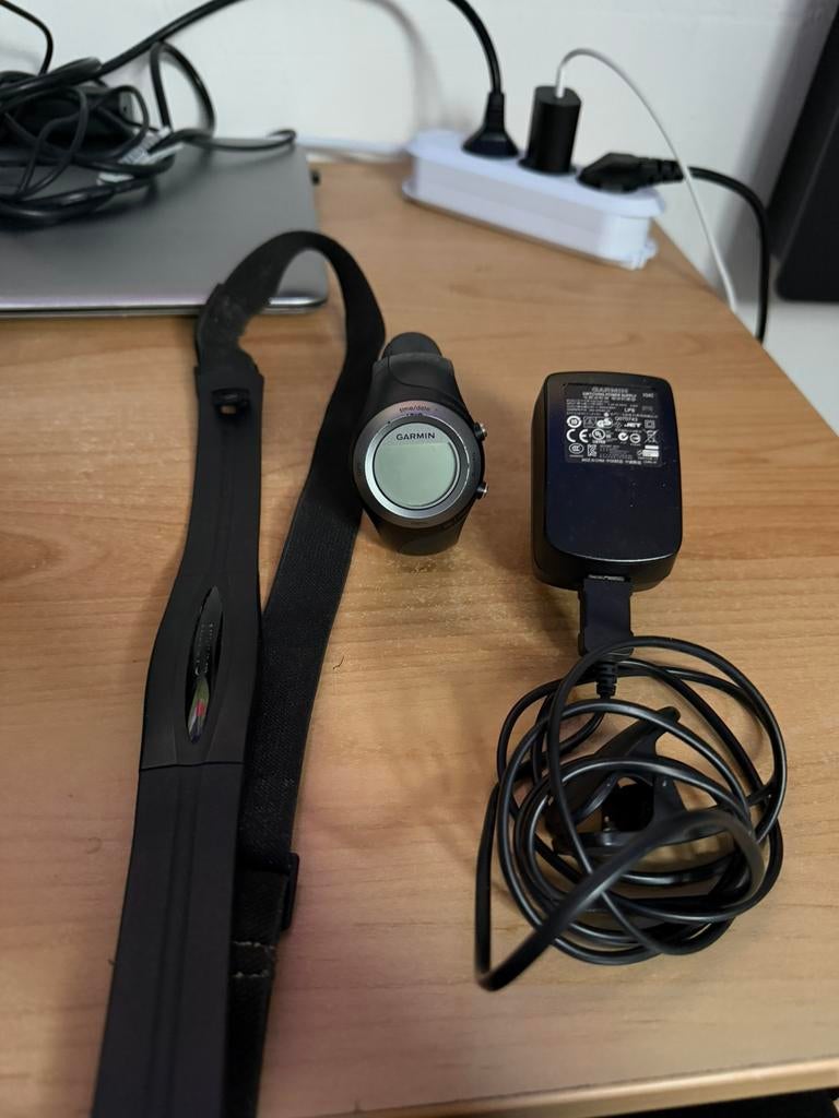 Garmin Forerunner 405, Sieraden, Tassen en Uiterlijk, Sporthorloges, Zwart, Zo goed als nieuw, Waterdicht, Afstand