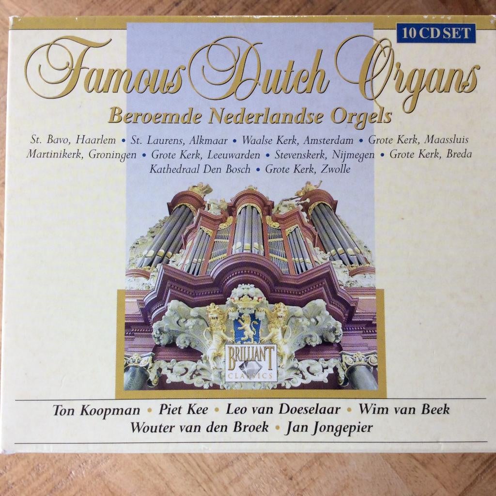 Orgel 10 cd-set. Beroemde Nederlandse Orgels, Ophalen of Verzenden, Barok, Zo goed als nieuw, Overige typen