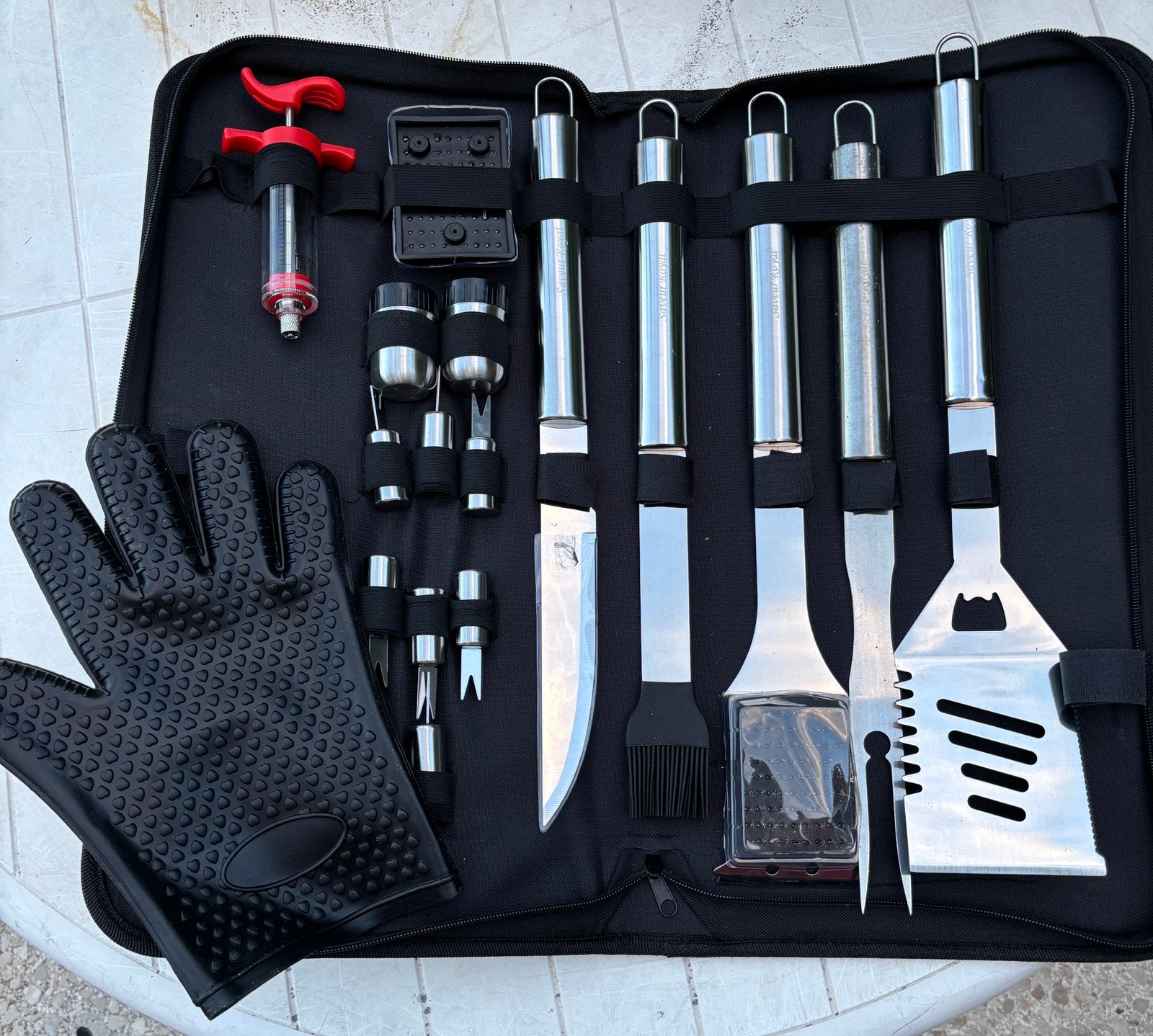 BBQ set, Tuin en Terras, Ophalen of Verzenden, Zo goed als nieuw