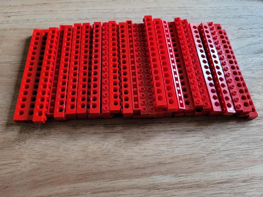 Partij W25=50x Lego technic balken 1x16, Lego, Lego, Gebruikt, Lego