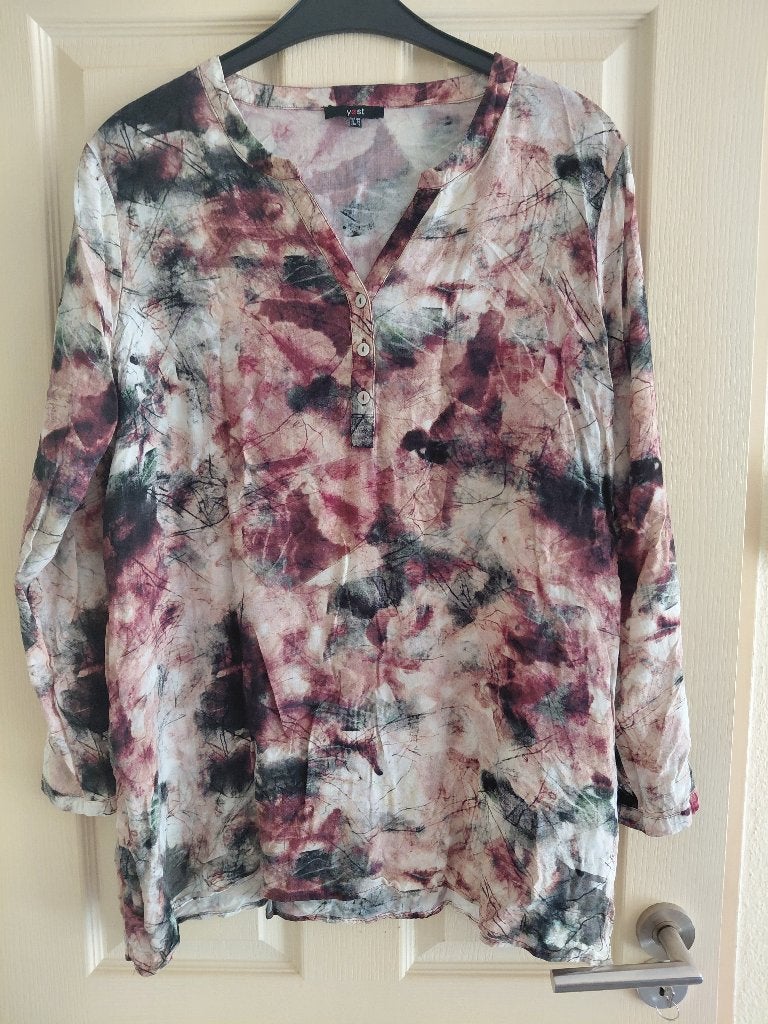 Tuniek met lange mouw maat 48, Kleding | Dames, Meerkleurig, Blouse of Tuniek, Ophalen of Verzenden, Gedragen