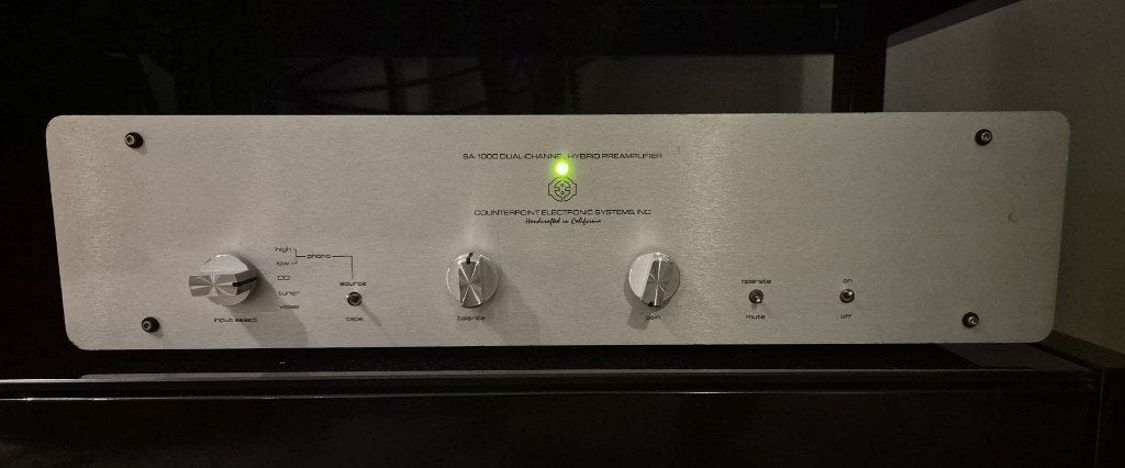 Counterpoint SA-1000 Hybrid Voorversterker met phono (MM/MC), Audio, Tv en Foto, Versterkers en Receivers, Overige merken, Refurbished