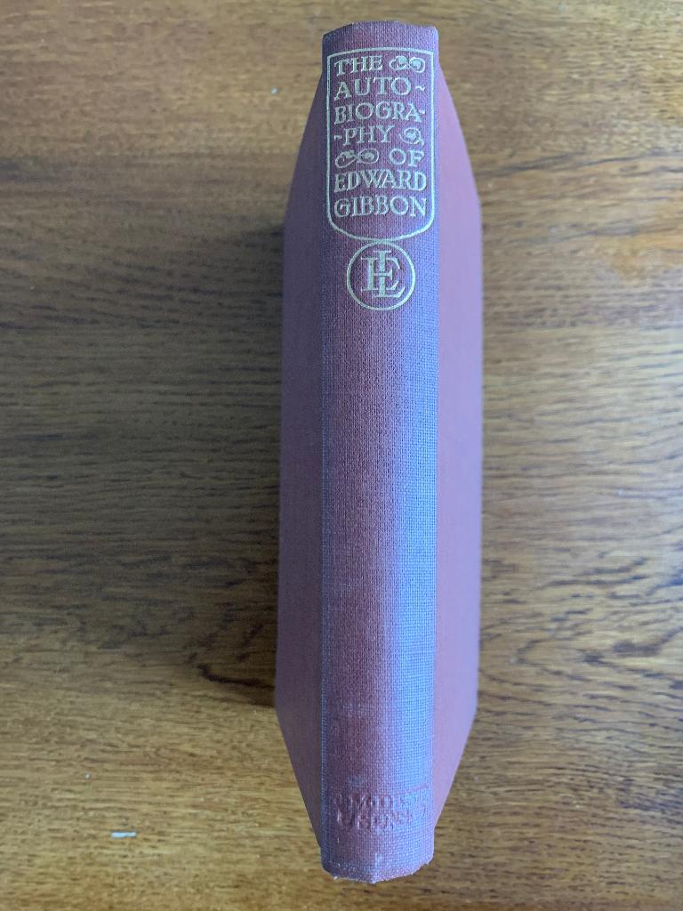 "The Autobiography of Edward Gibbon" uit 1923 als Nieuw, Boeken, Ophalen of Verzenden, Zo goed als nieuw