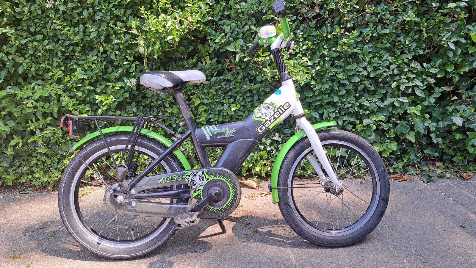16" jongensfiets 16inch gazelle tiger jungle bike, Ophalen, Terugtraprem, Gebruikt, 16 inch