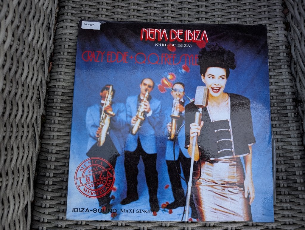 Maxi single - Crazy Eddie + Q.Q. Freestyle - Nena de Ibiza, Ophalen of Verzenden, Zo goed als nieuw, Dance en House