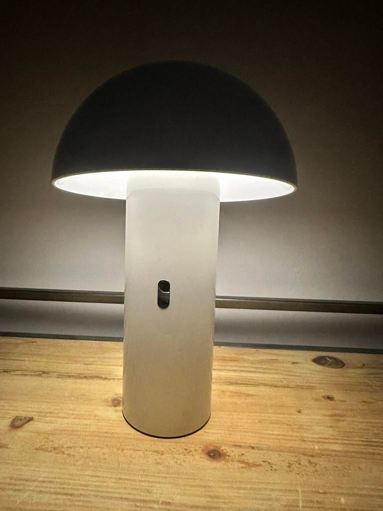 2 x Sompex Svamp Mushroom LED tafellamp, Ophalen of Verzenden, Gebruikt, Kunststof, Minder dan 50 cm