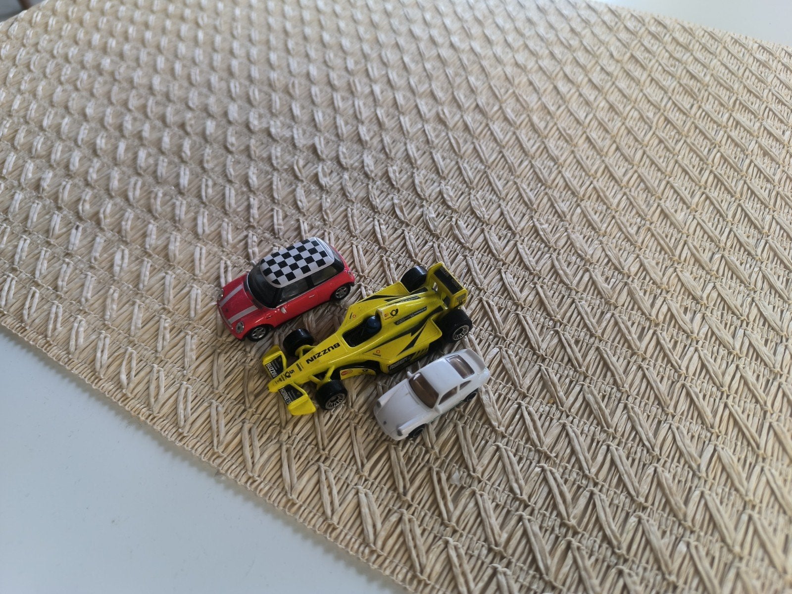 Automodellen Mini Cooper, Porsche, Bolide F1, Ophalen of Verzenden, Zo goed als nieuw, Auto