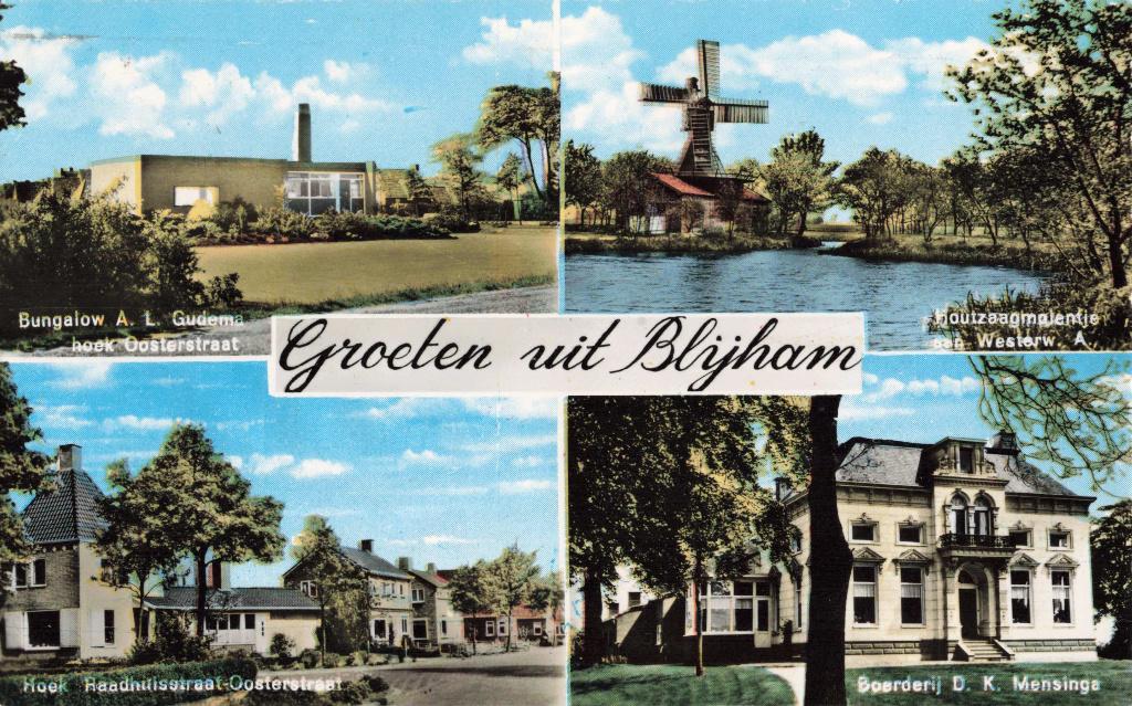 Blijham Houtzaagmolentje Boerderij Mensinga OM208, Ophalen, 1960 tot 1980, Gelopen, Groningen