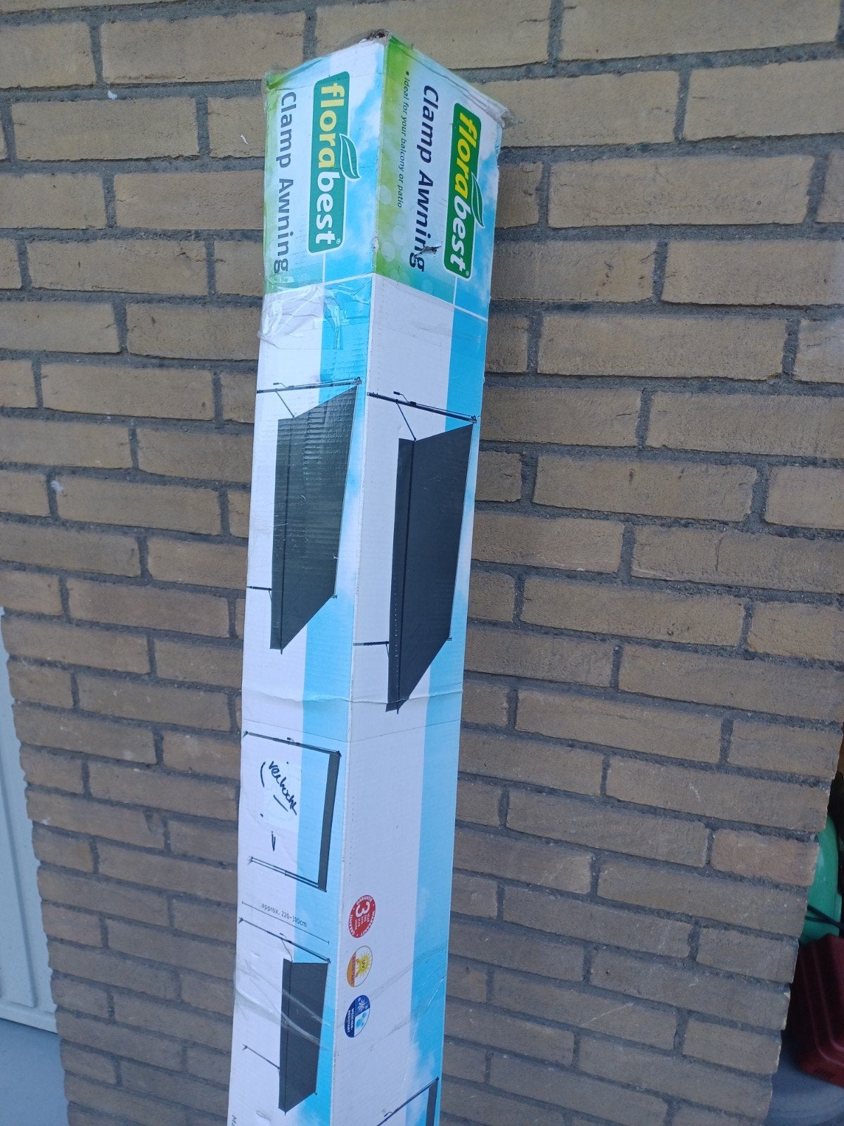 Florabest Clamp Awning - Nieuw in doos, 300x220-310cm, Overige typen, Nieuw, Ophalen of Verzenden, 250 cm tot 450 cm