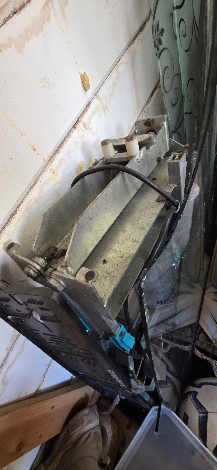 Fietsendrager te koop, Tuin en Terras, Ophalen, Glas, Gebruikt, Aluminium