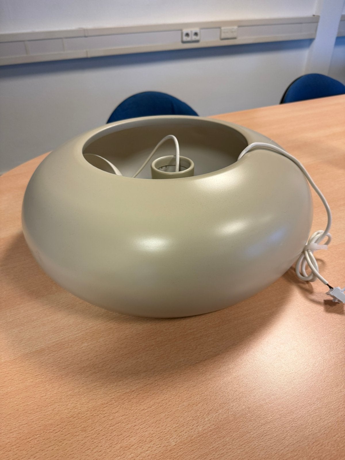 IKEA Växjö design hanglamp / plafondlamp beige wit, Ophalen of Verzenden, Gebruikt, Scandinavisch