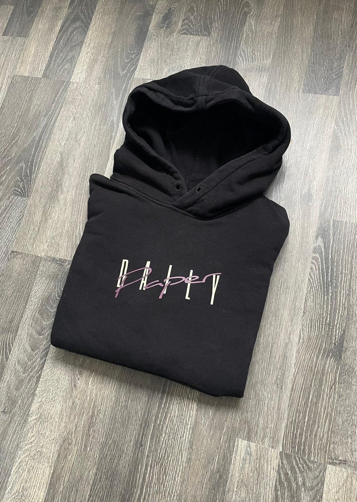 Daily Paper hoodie maat L, Ophalen of Verzenden, Zo goed als nieuw, Maat 42/44 (L), Zwart