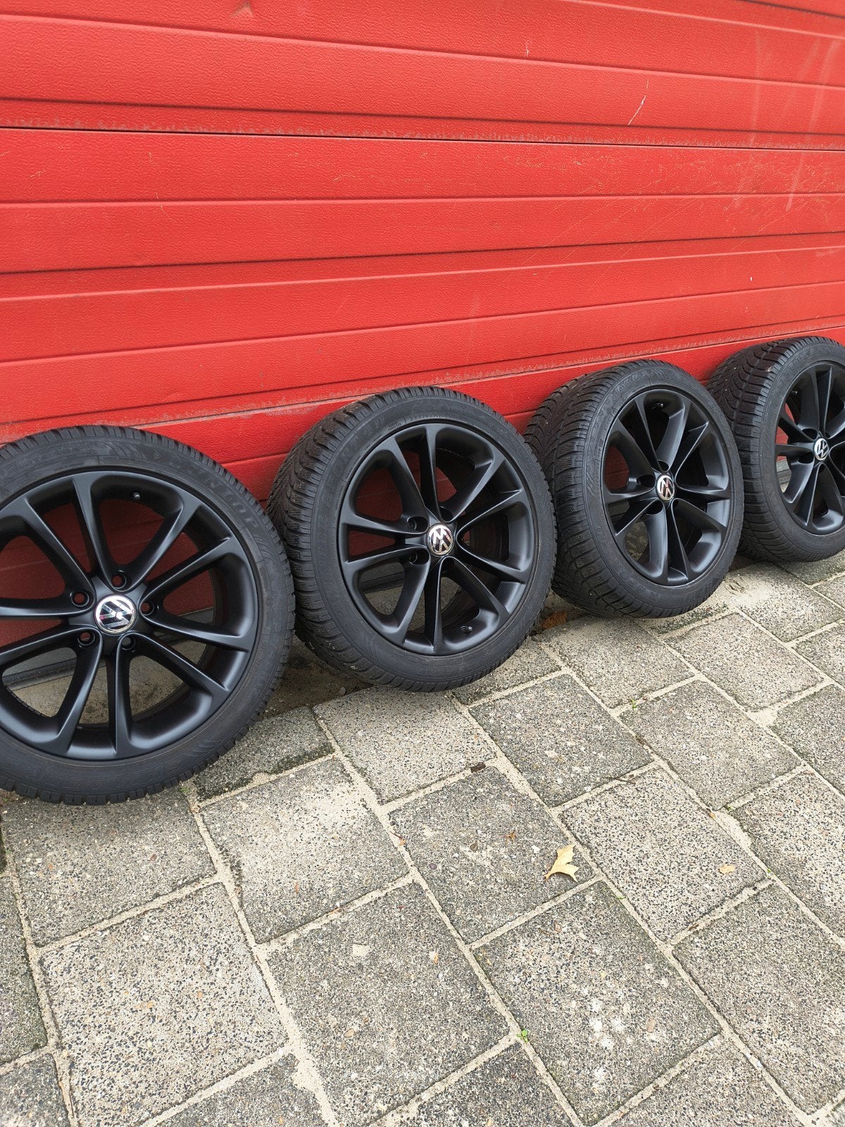 Vw velgen 17 inch winterbanden 5x112 Passat Golf gti gtd eos, Auto-onderdelen, Banden en Velgen, Ophalen, Overige, Gebruikt, Overige