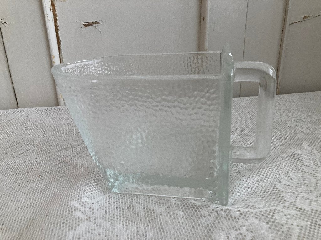Brocante glazen bak - la voor oud kruidenrek - kruidenkast, Ophalen of Verzenden