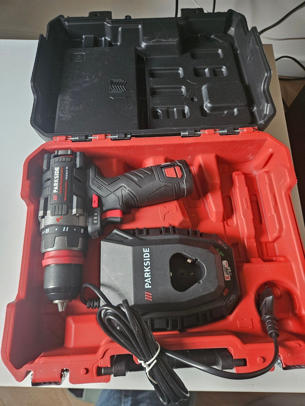 Parkside Performance Accuboormachine PSBAP 12 A1 - ZGAN, Variabele snelheid, Ophalen of Verzenden, Minder dan 400 watt, Zo goed als nieuw