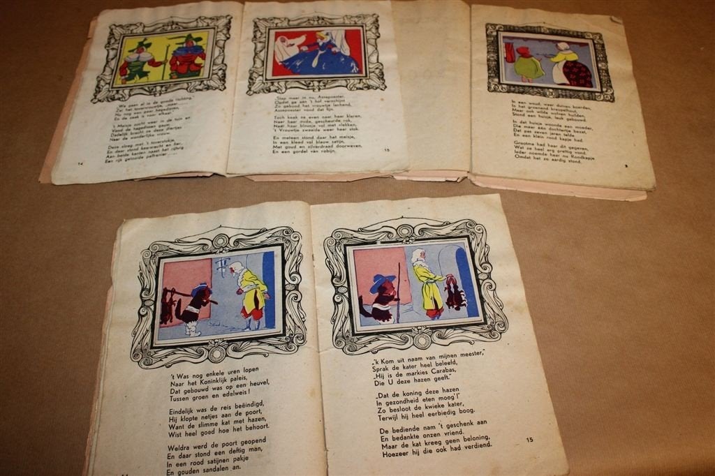Roodkapje Assepoester Gelaarsde Kat — Ko Koster Vintage, Boeken, Ophalen of Verzenden, Gelezen
