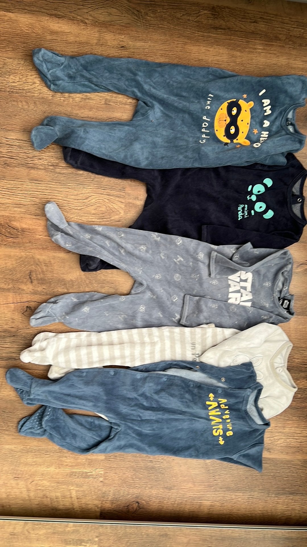Set van 5 baby-pyjama’s – maat 18 m - ideaal voor de herfst, Ophalen of Verzenden, Gebruikt