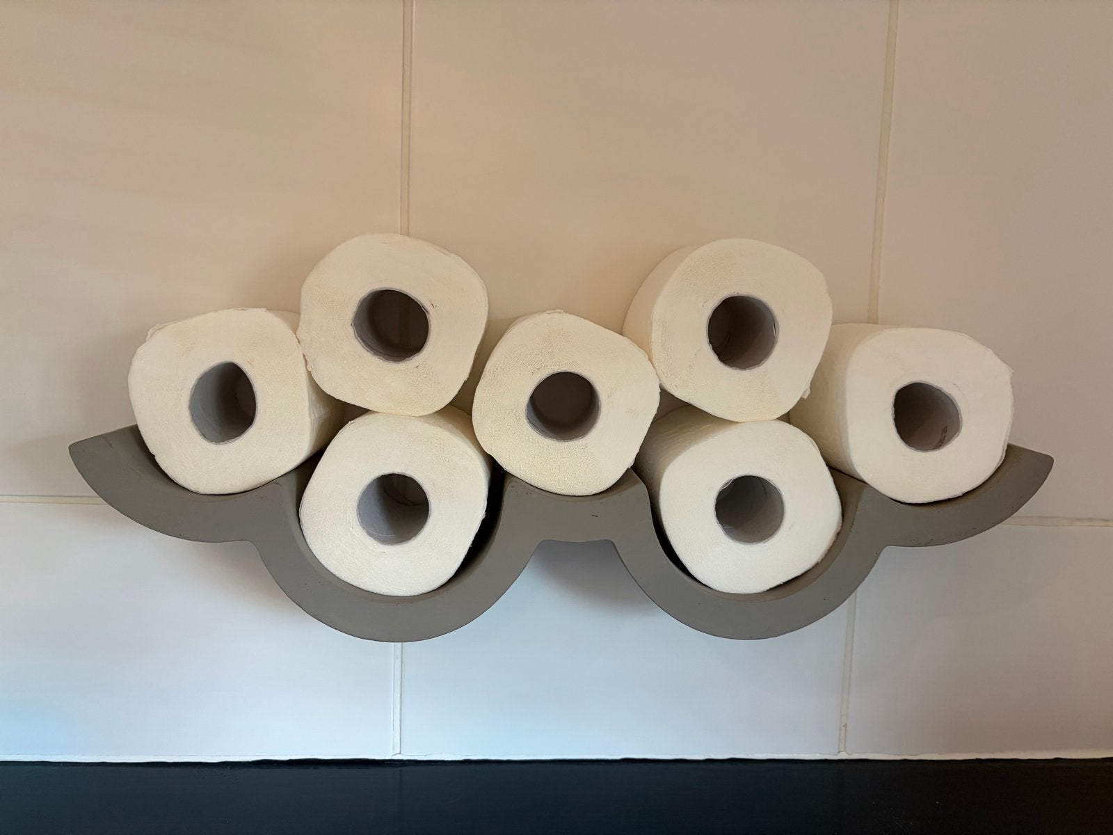 Lyon Beton Cloud S Toiletrolhouder - Grijs, Ophalen, Gebruikt
