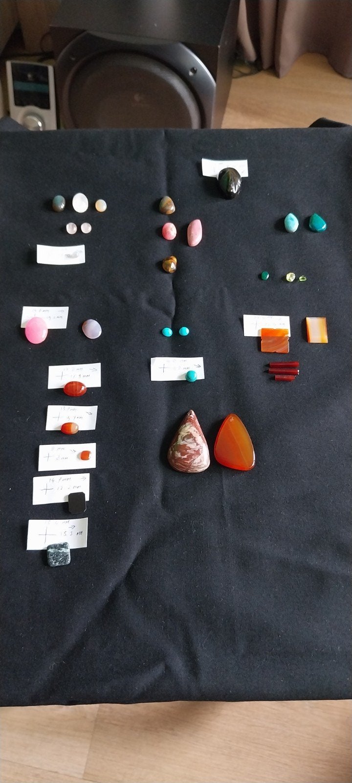 lot geslepen edelstenen, Sieraden, Tassen en Uiterlijk, Antieke sieraden, Ophalen