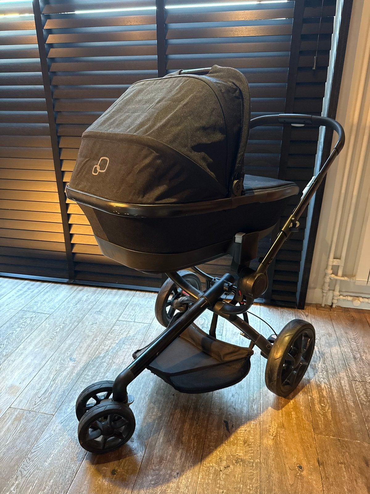 Quinny Moodd Combiwagen Compleet met Maxi-Cosi & Accessoires, Ophalen, Gebruikt, Verstelbare duwstang, Quinny