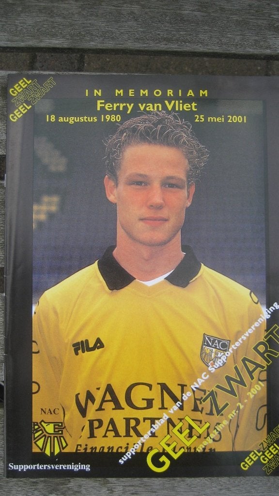 In memorium Ferry van Vliet NAC, Verzamelen, Sportartikelen en Voetbal, Ophalen of Verzenden, Nieuw, NAC Breda, Boek of Tijdschrift