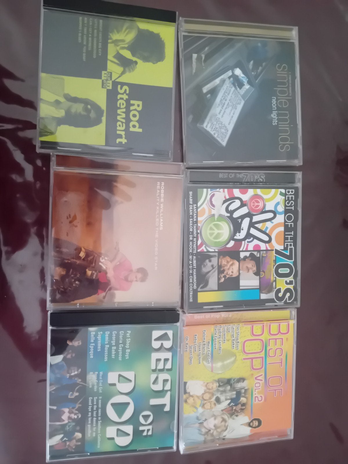 Diverse CD's: Rod Stewart, Simple Minds, Robbie Williams, Ophalen of Verzenden, Gebruikt, Pop, Album