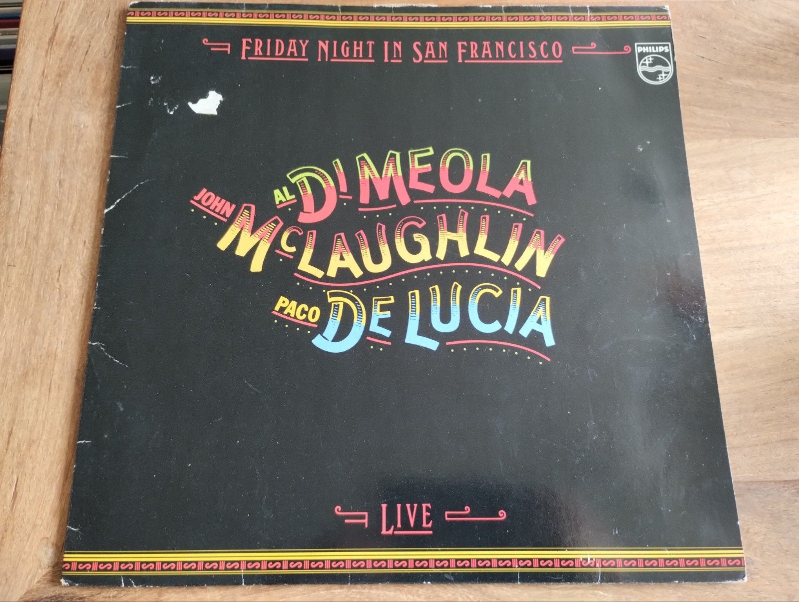 Al Di Meola, John McLaughlin, Paco De Lucía - Friday Night, LP, Gebruikt, Overige genres, Ophalen of Verzenden