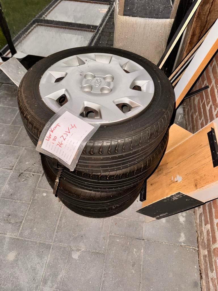 4x Banden passend op Hyundai I20 2014 Hankook, Ophalen of Verzenden