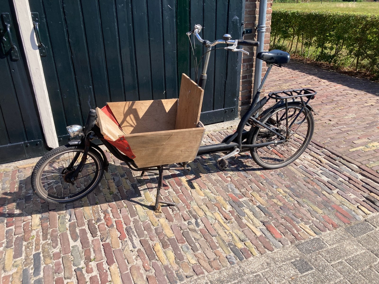 Bakfiets, Fietsen en Brommers, Fietsen | Bakfietsen, Gebruikt, Goederen, Trommelrem, Ophalen