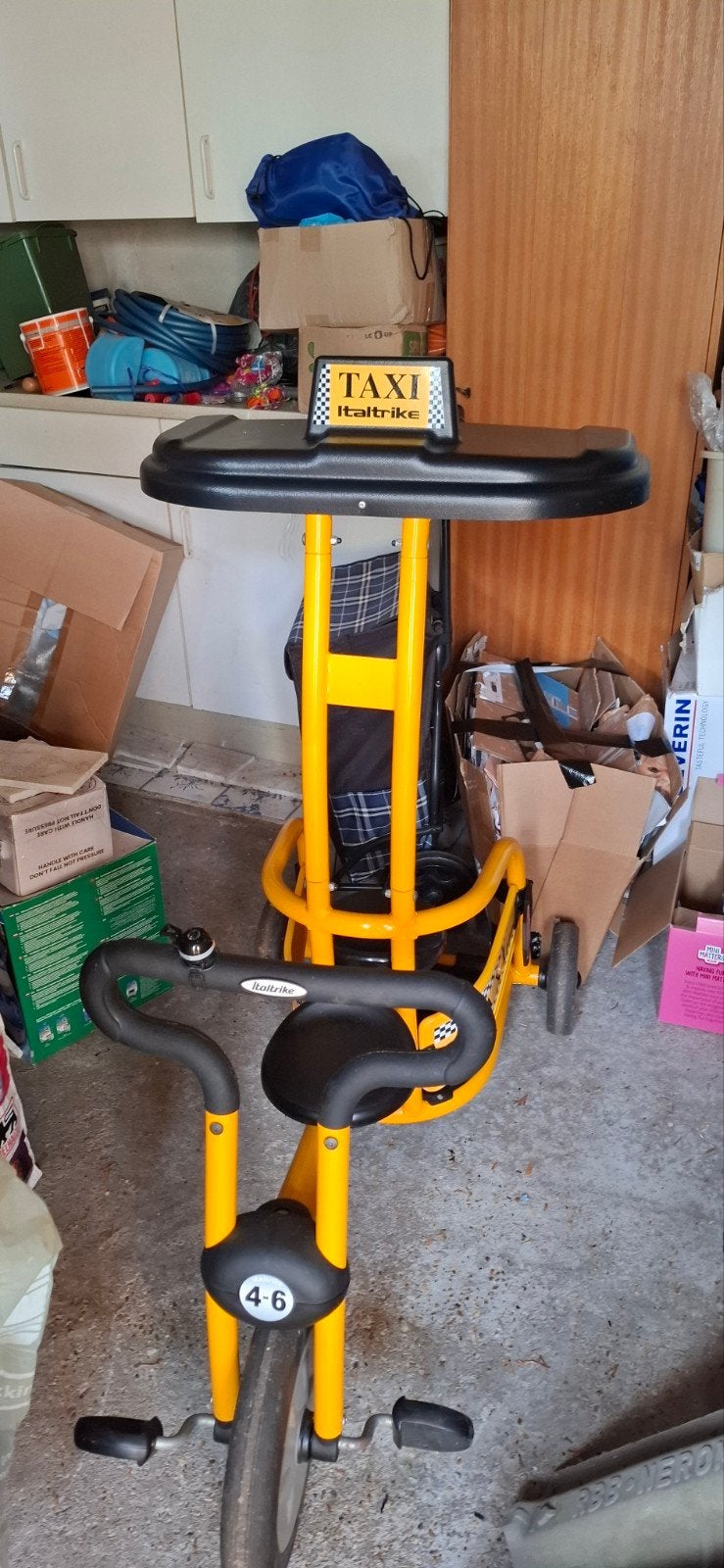 Italtrike Taxi Loopfiets/Loopauto met zonnescherm
