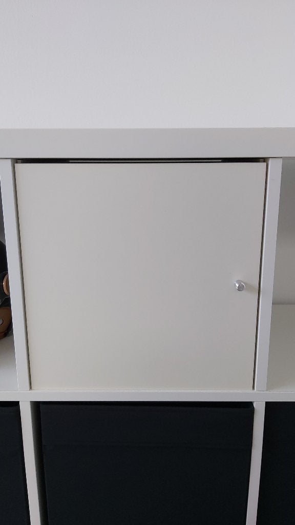 Kallax / Expedit deurtje, Ophalen, Minder dan 50 cm, Wit, Zo goed als nieuw
