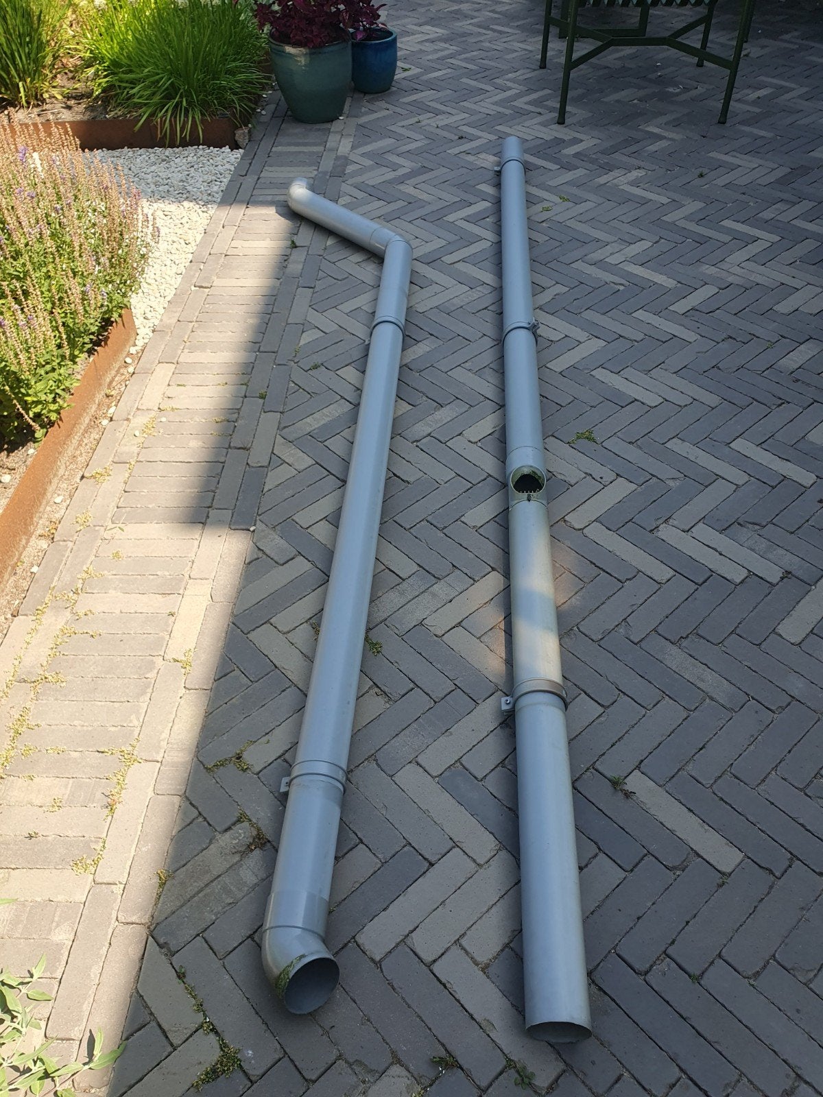 PVC Regenpijp conpleet, Ophalen, Gebruikt, Pvc, 80 mm of meer