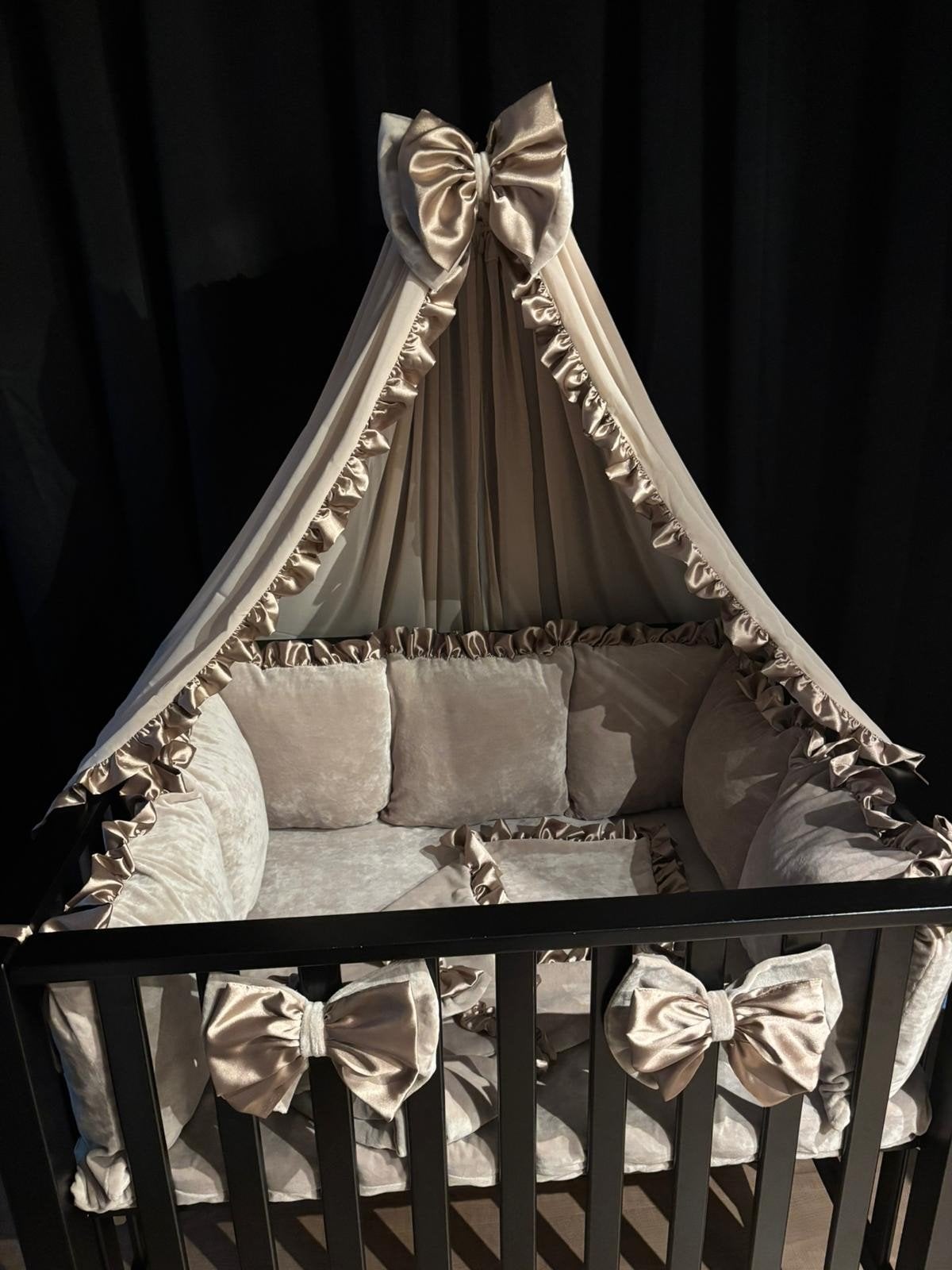 Luxe Boxbekleding met Hemeltje en Mobiel - 100x80, Ophalen, Zo goed als nieuw