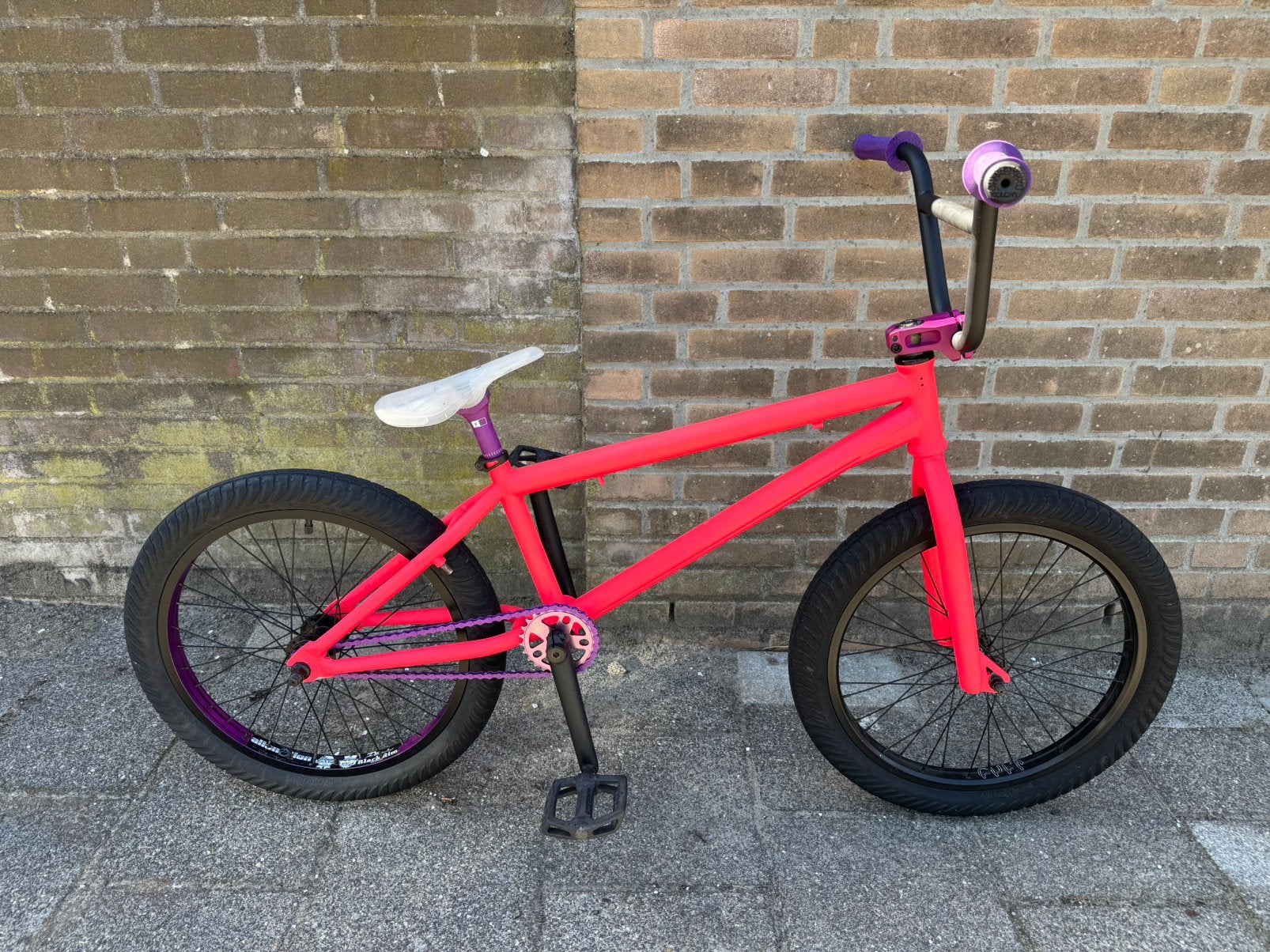 Pro BMX unieke Neon kleur, Ophalen, Zo goed als nieuw, Staal