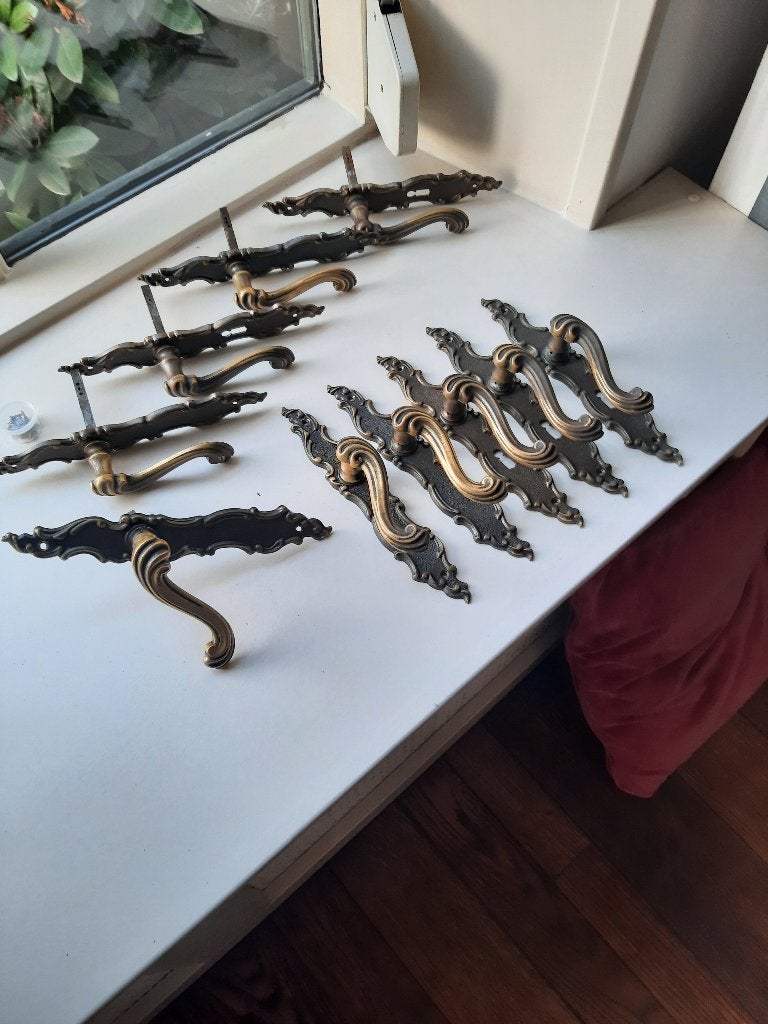 klassieke deurklinken, Ophalen of Verzenden, Gebruikt, Koper of Messing, Klink of Kruk