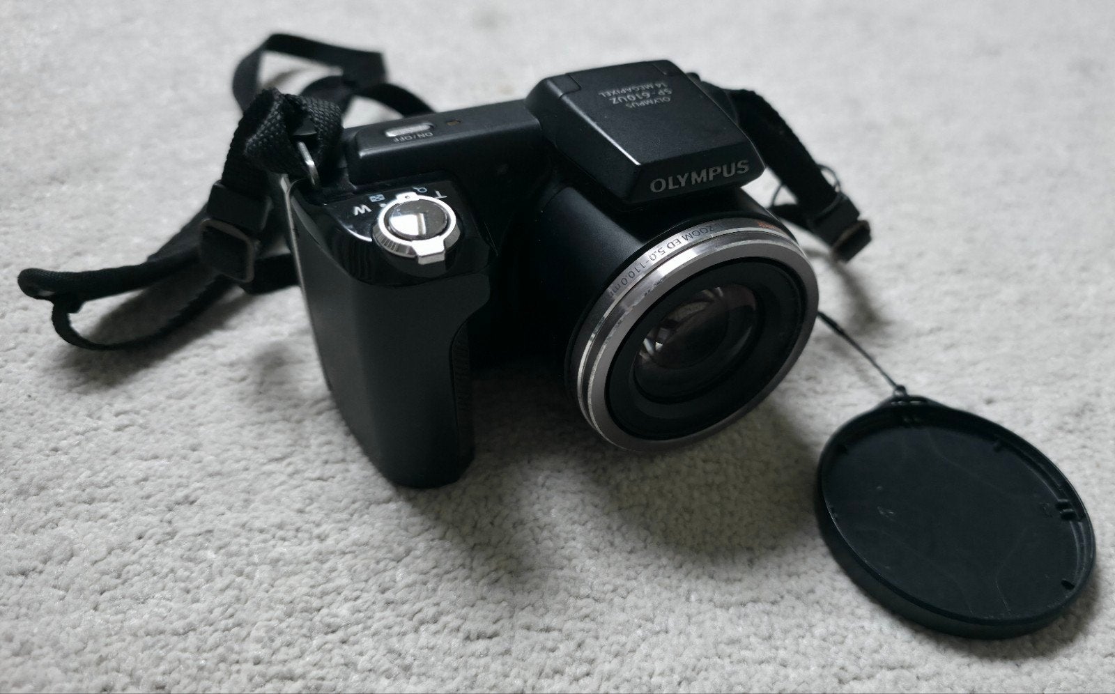 Olympus SP-610UZ 14 Megapixel Bridgecamera, Gebruikt, Ophalen of Verzenden, Olympus, Draagriem