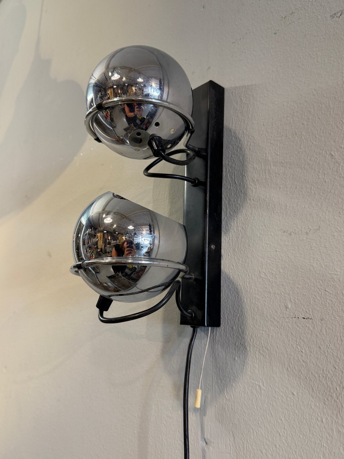 Vintage wandlamp - space age - mid century - seventies, Huis en Inrichting, Lampen | Wandlampen, Gebruikt, ., Ophalen of Verzenden