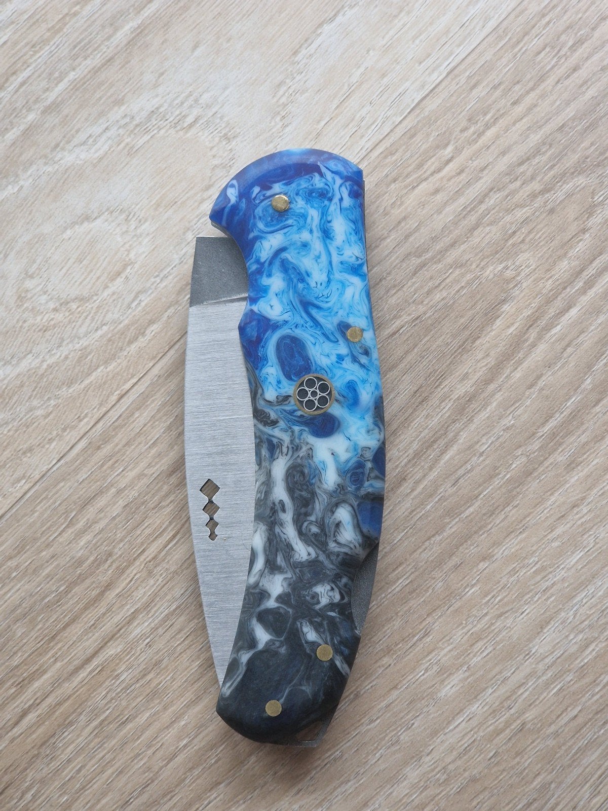 Handgemaakt Zakmes Epoxy 4116 Staal, Verzenden, Nieuw
