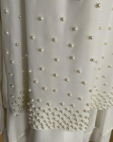 Joseph Ribkoff blouse wit met pareltjes maat 36[V], Ophalen of Verzenden, Zo goed als nieuw, Maat 36 (S), Wit