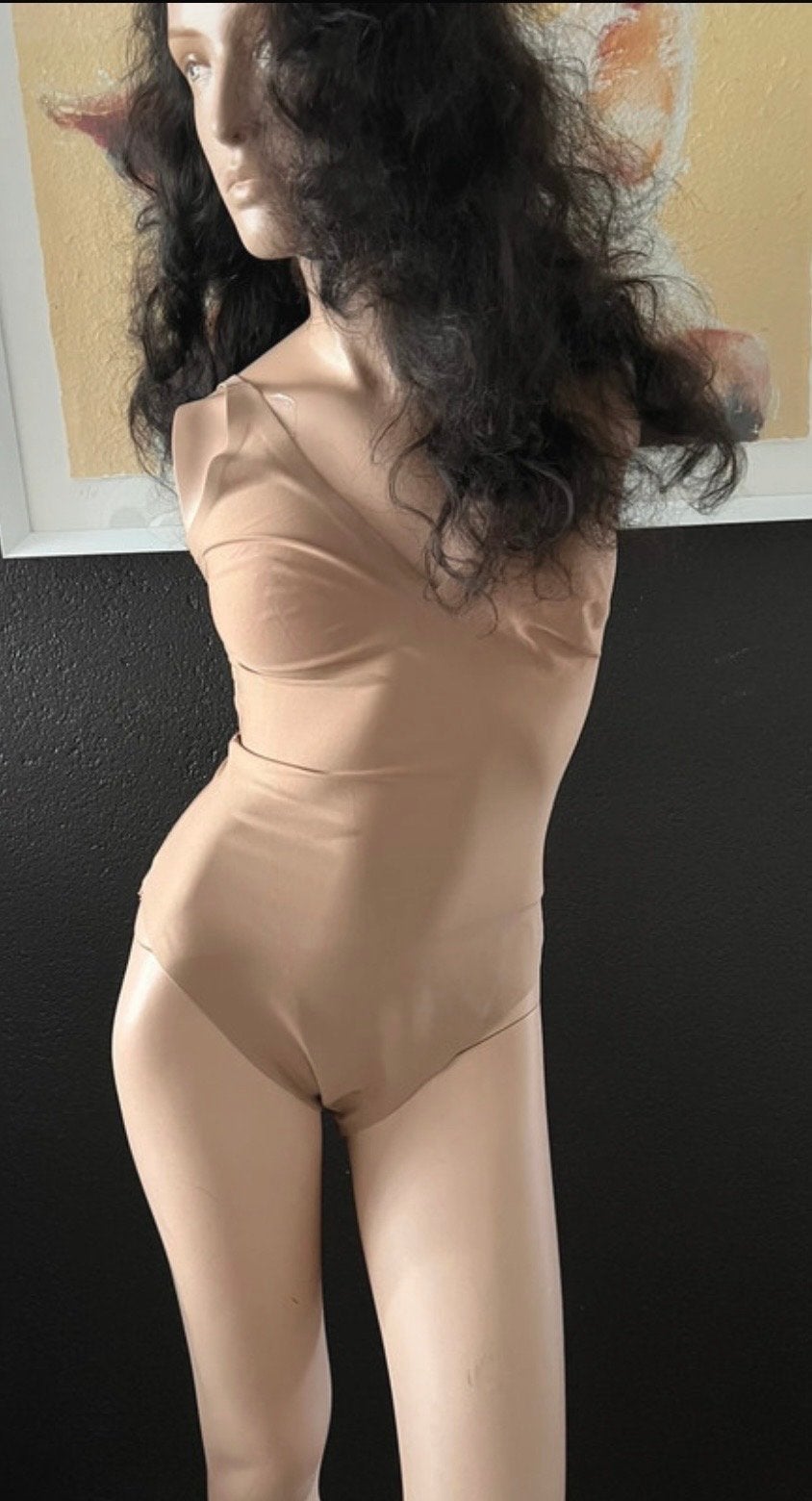 SKIMS Plunge Bodysuit - Sienna - Maat XL, Kleding | Dames, Verzenden, Bruin, Body of Korset