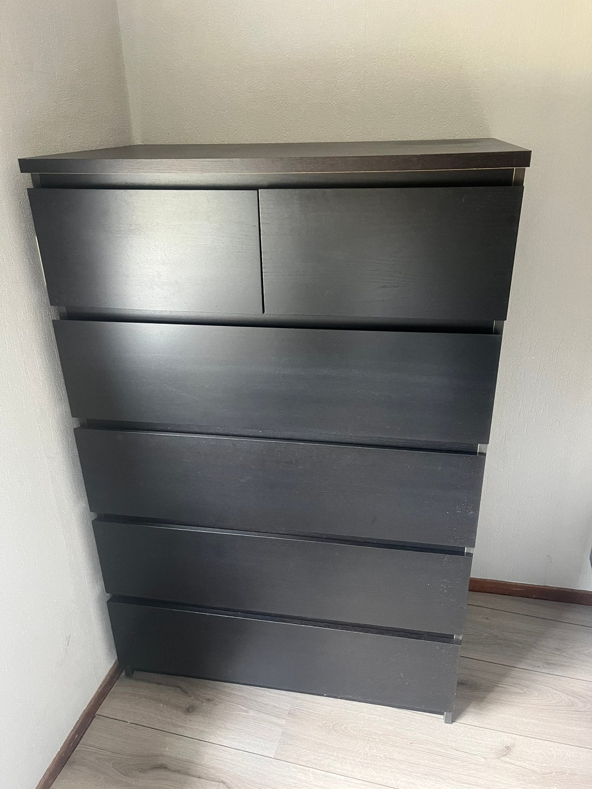 IKEA MALM ladekast met 6 laden (hoge variant), Huis en Inrichting, Kasten | Ladekasten, Ophalen, 5 laden of meer, 50 tot 100 cm