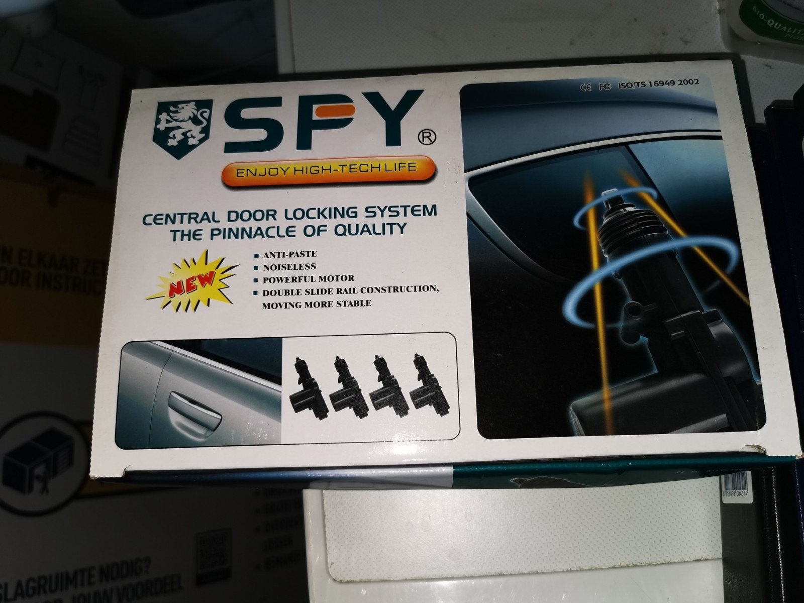 SPY Universele Elektrische Raamset en Auto Alarm Systeem, Ophalen, Nieuw, Universele onderdelen