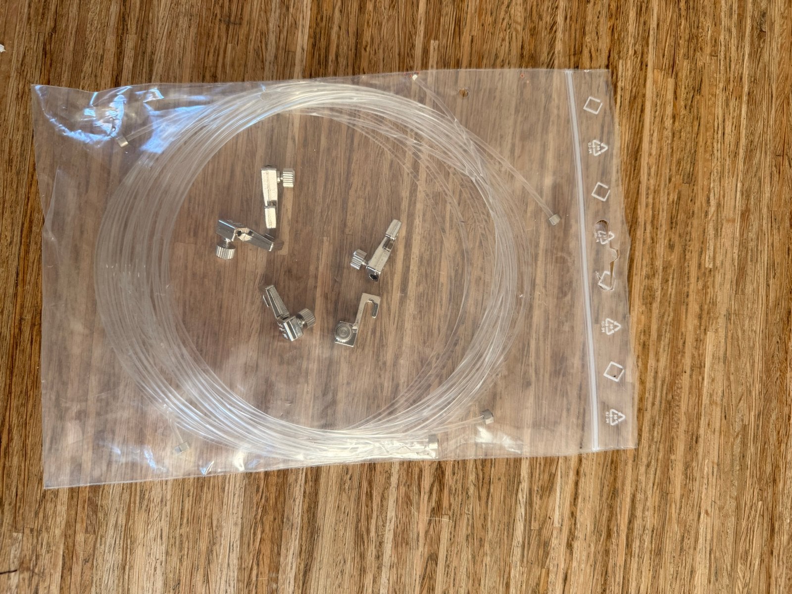 5 Ophangsystemen voor schilderijen/decoratie - 4kg/meter, Ophalen of Verzenden, Nieuw, Zilver, Metaal